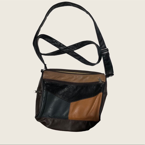 ✨ VINTAGE WOMEN’s LEATHER SHOULDER MINI BAG - Picture 3 of 4